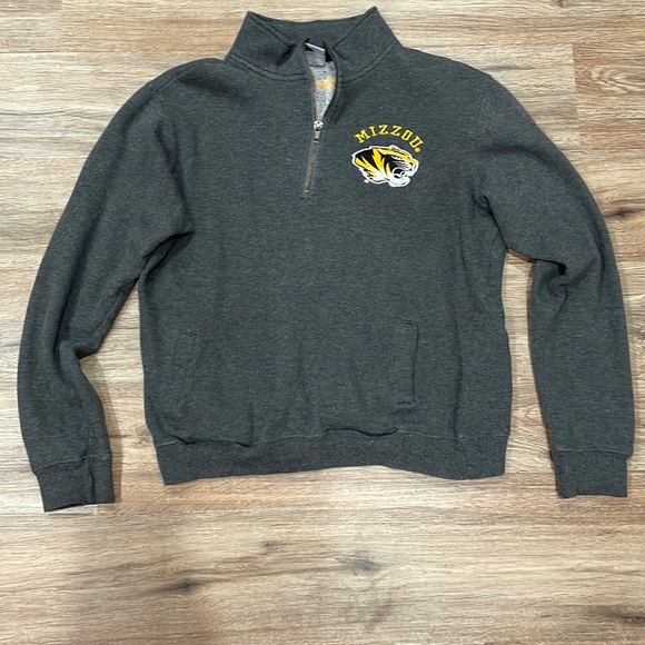 Stadium Athletics Tops - Mizzou Quarter Zip/ Sweatshirt
